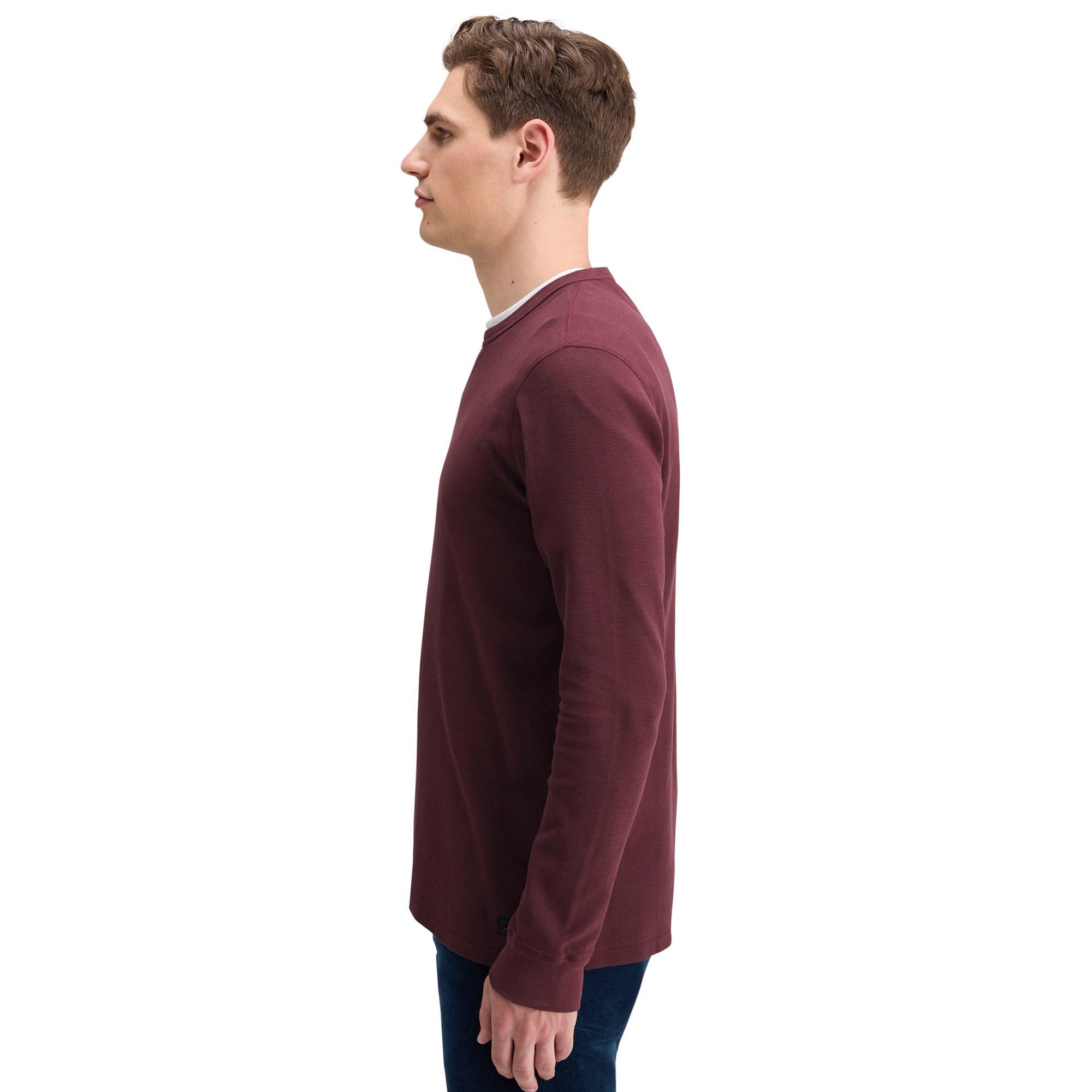 Scotch & Soda Waffle Longsleeve Shirt Men | Plutosport
